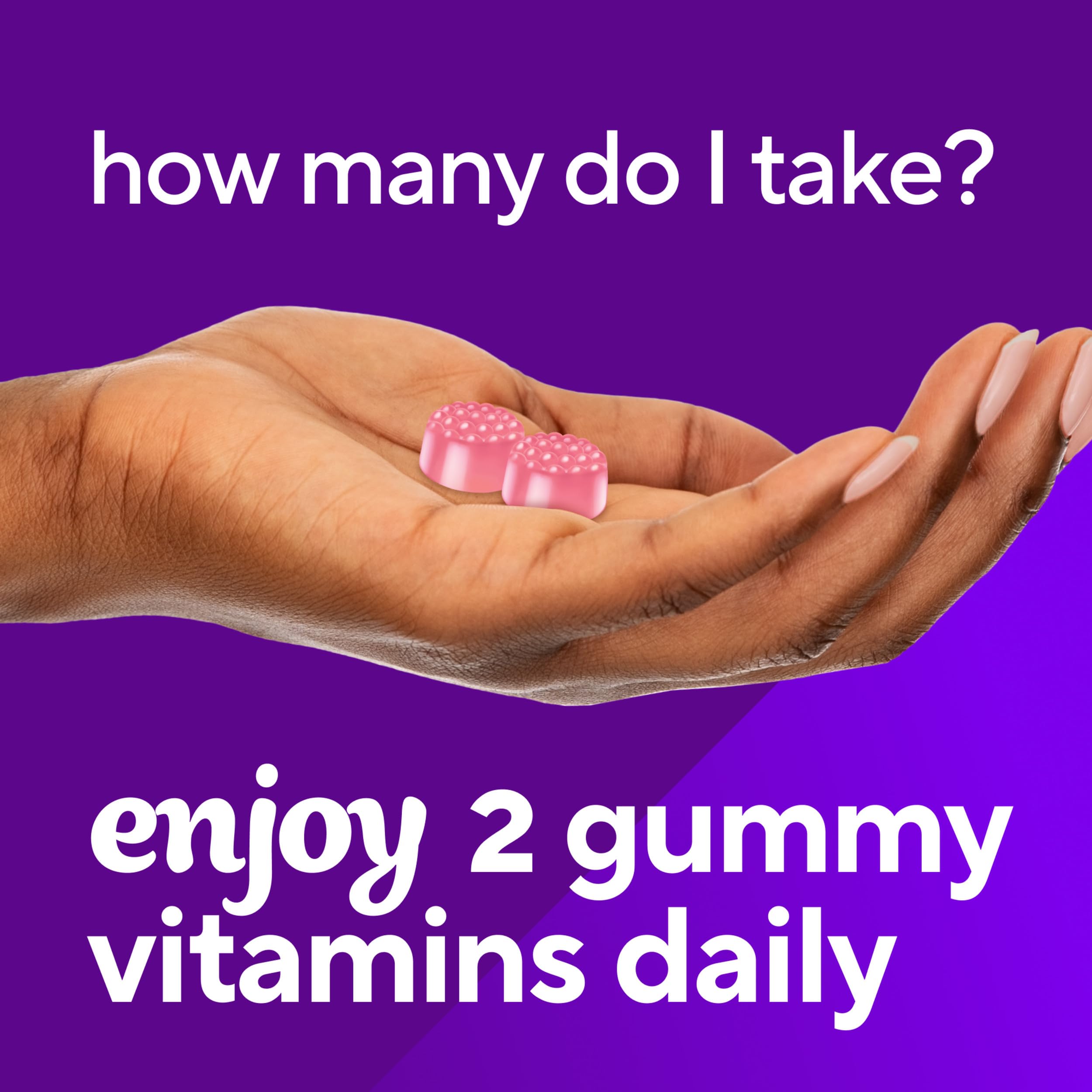 Vitafusion Vitamin D3 Gummies | 75 mcg | 120 Adult Gummy Vitamins | Extra Strength for Women & Men | Strawberry Flavor | Gluten-Free Supplement