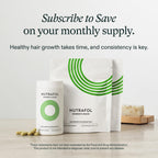 Nutrafol Women Hair Growth Supplements, Ages 18-44, Vegan, 1-Month Bottle | #1 Dermatologist-Recommended Hair Growth Supplement Brand, Clinically Tested for Visibly Thicker Hair and Scalp Coverage