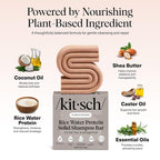 Kitsch Rice Water Shampoo Bar Soap for Hair Growth – Made in USA, 3.5 oz | Strengthening Hair Shampoo for Women & Men – Reduce Breakage, Boosts Shine – Paraben, Silicone & Sulfate-Free Hair Care