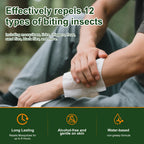 Mosquito Repellent & Tick Repellent Wipes - 8Hr Protection, 30 Singles