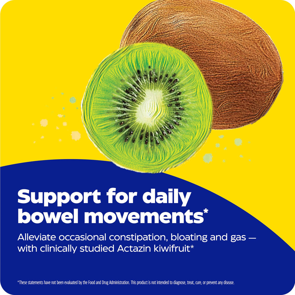 Enzymedica Kiwi Regularity, Daily Digestion Support - 30 Chewable Tablets