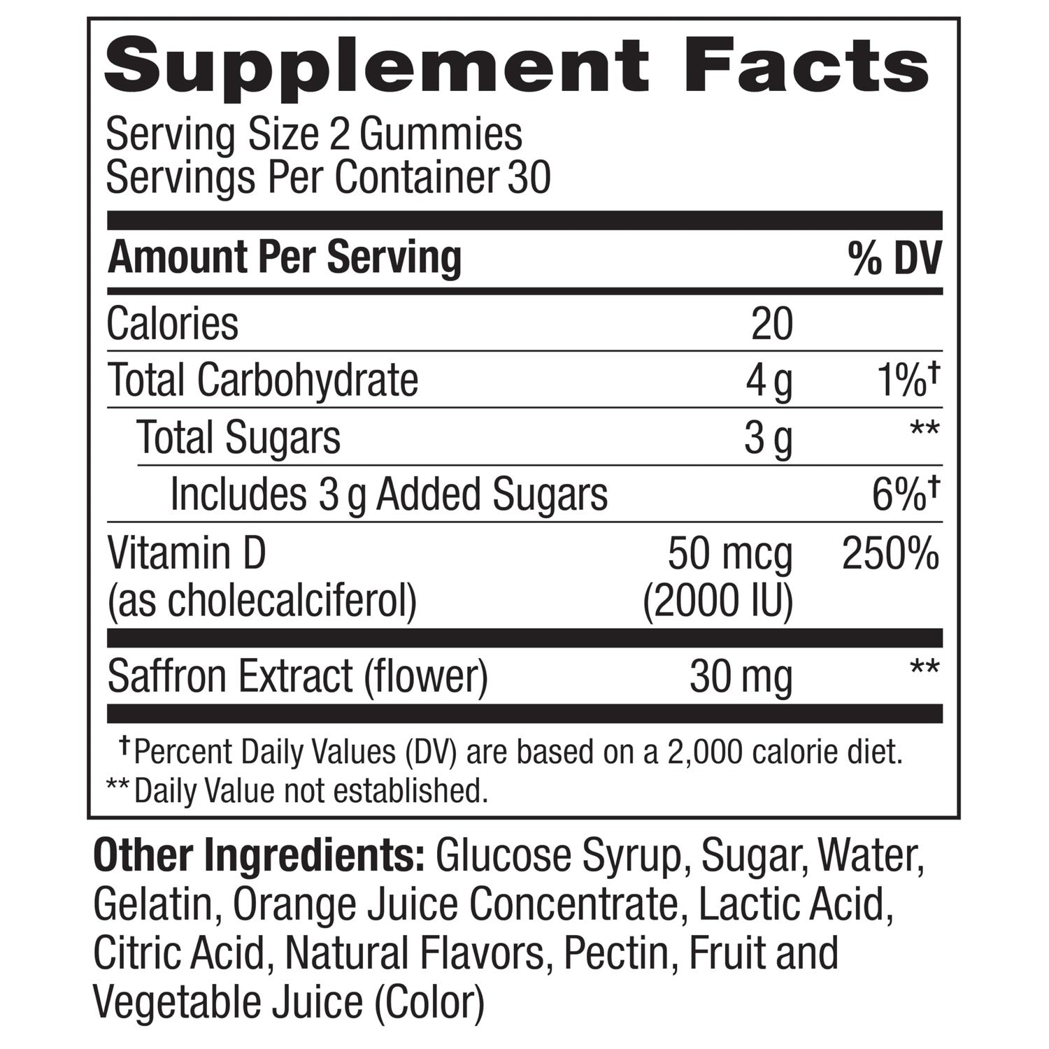 OLLY Hello Happy, Mood Support Gummies for Adults*, Vitamin D - 60 Count