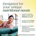 MegaFood One Daily Multivitamin for Women 40+ with 22 Nutrients, 90 Tablets | Immune Support, Cellular Energy, Muscle & Bone Health, Methylated B12, Methylfolate, Vitamin D3, C and Zinc, 90 Servings