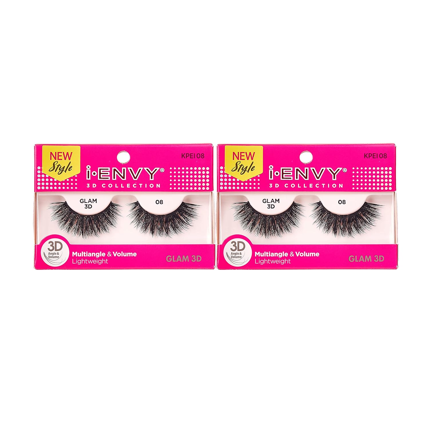 Buy now i-Envy 3D Glam Collection Multi-angle & Volume (2 PACK, KPEI14) 2 PACK KPEI8 at indiglob india