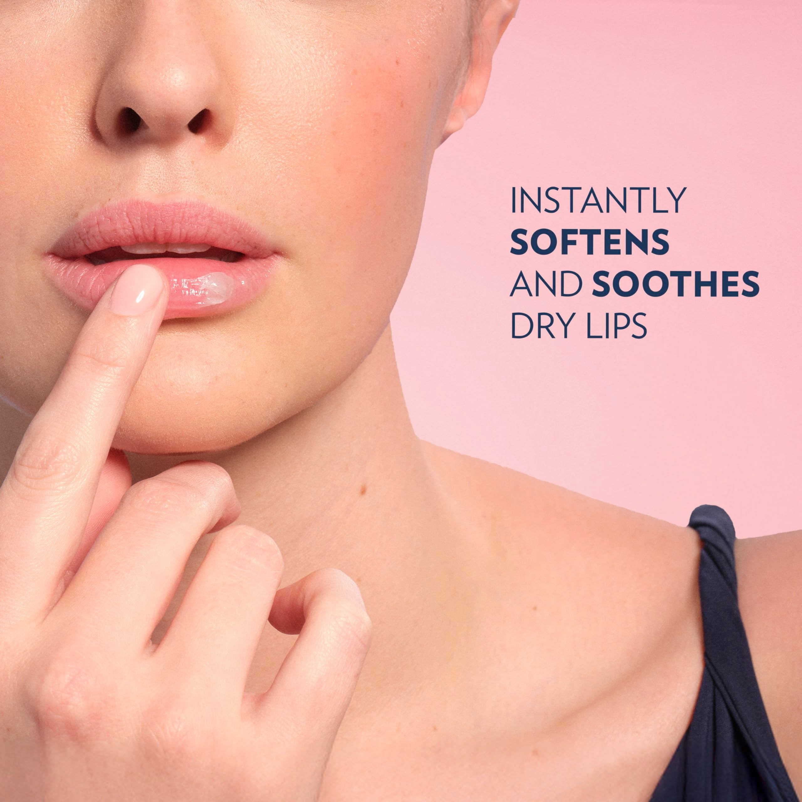 Vaseline Lip Therapy 2 ct Rosy Lips Mini For Dry, Chapped Lips Moisturizing Tinted Lip Balm 0.5 oz