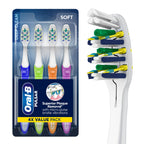 Buy now Oral-B Toothbrush, Vibrating Plaque Remover Pulsar, Vibrating Battery Toothbrush, Soft, 4 Count at indiglob india