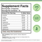 EAA Capsules, All 9 Amino Acids + BCAAs, Workout + Muscle Recovery, 225 Ct | Complete Essential Amino Acids Supplement, No Proprietary Blend, Steady Endurance + Post Workout Recovery, Tasteless Capsules