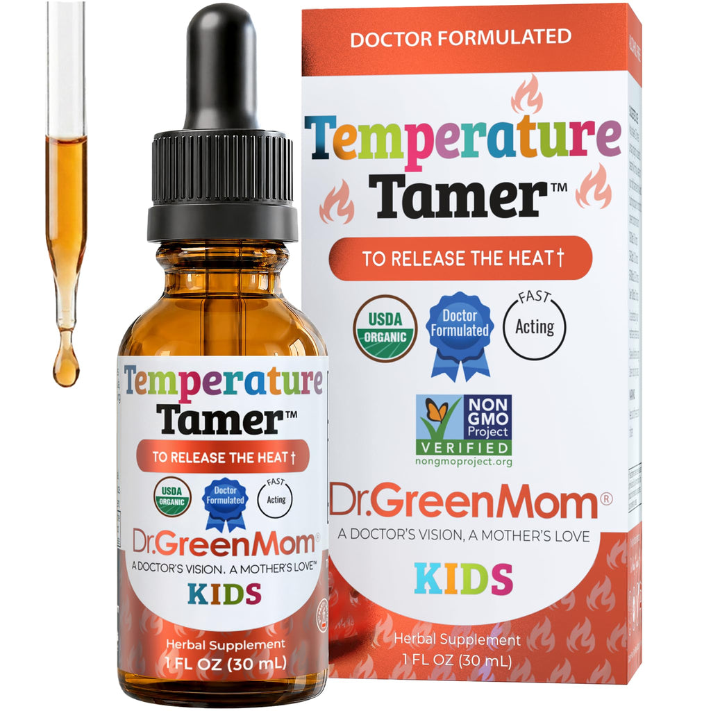 Dr. Green Mom Temperature Tamer — Cooling, Calming & Immunity Support Drops