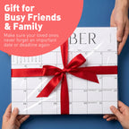 S&O Simple Magnetic Fridge Calendar from July 2026-December 2027 - Tear-Off Refrigerator Calendar to Track Events & Appointments - 18 Month Magnetic Planner for Fridge for Easy Planning-8"x10”in