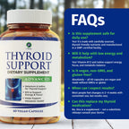 1 Body Thyroid Support for Women & Men, Iodine & Selenium Supplement | Supports healthy thyroid function, energy production, metabolism & daily wellness with essential nutrients.