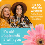 Lagicam V 3 Day Yeast Infection Treatment for Woman, 3 Applicators & Cream