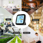 Buy now SMARTRO SC42 Professional Digital Hygrometer Indoor Thermometer Room Humidity Gauge Pro Accuracy Calibration at indiglob india