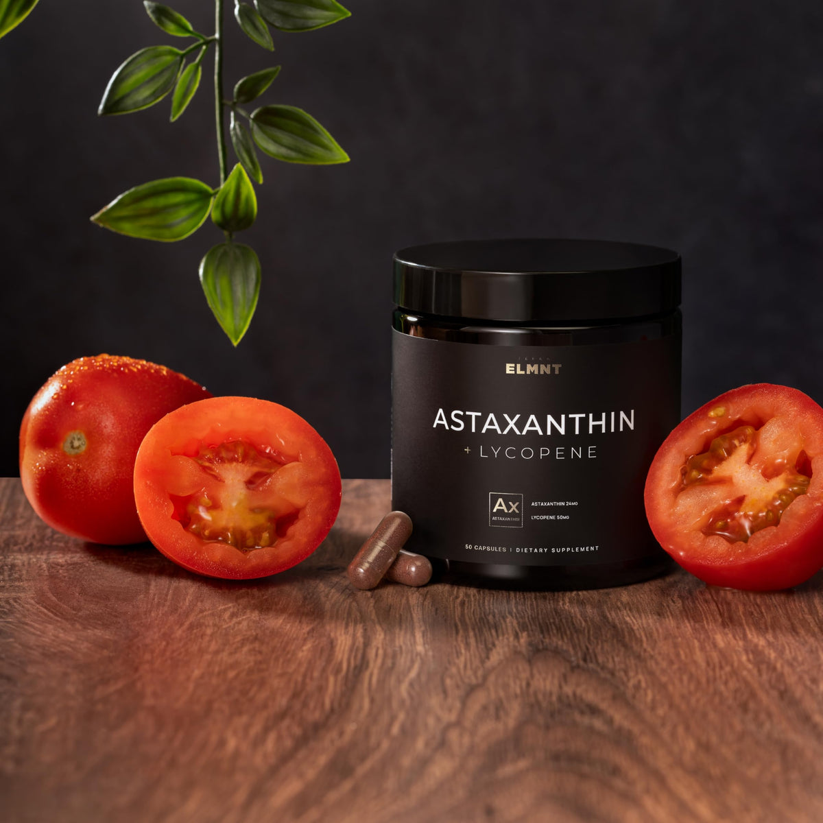 Astaxanthin 24mg + Lycopene 50mg Clinical Strength Carotenoids Skin Supplement w. 100% Natural from MicroAlgae - Best Astaxanthin Supplements for Skin Health & Pigmentation - Astaxantina