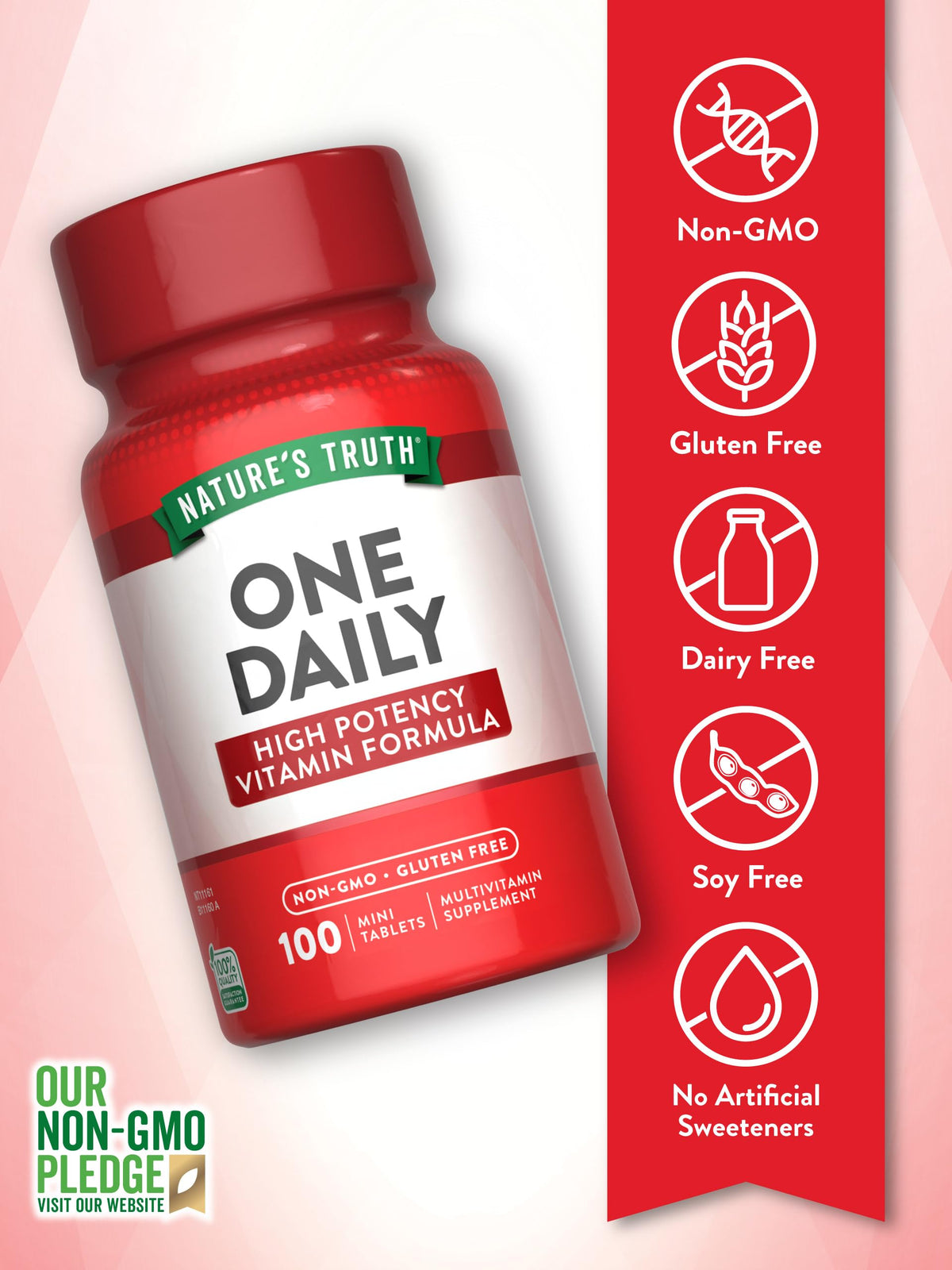 Nature's Truth One Daily Multivitamin | 100 Mini Tablets