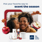 Glade PlugIns Scented Oil 2 Refills, Air Freshener, Warm Apple & Spices, 1.34 fl oz, Pack of 2