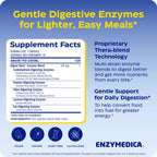 Enzymedica Digest Basic - Helps Gas & Bloating - 30 Caps | Digestive Enzyme Supplement for Women & Men, Enzyme Capsules for Digestion, Gut Health Support, For Sensitive Stomachs, Vegan