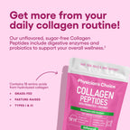 Physician's CHOICE Collagen Peptides Protein Powder, Grass Fed, 35 Servings | Hydrolyzed Collagen Protein, Grass Fed, Non-GMO, Unflavored, Supports Hair, Skin, Joint Health for Women & Men