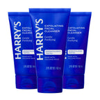 Harry's Exfoliating Face Wash for Men - 5.1 fl oz (3 Pack) | Gentle Facial Skin Care Products with Volcanic Rock Exfoliant - Dermatologist Tested