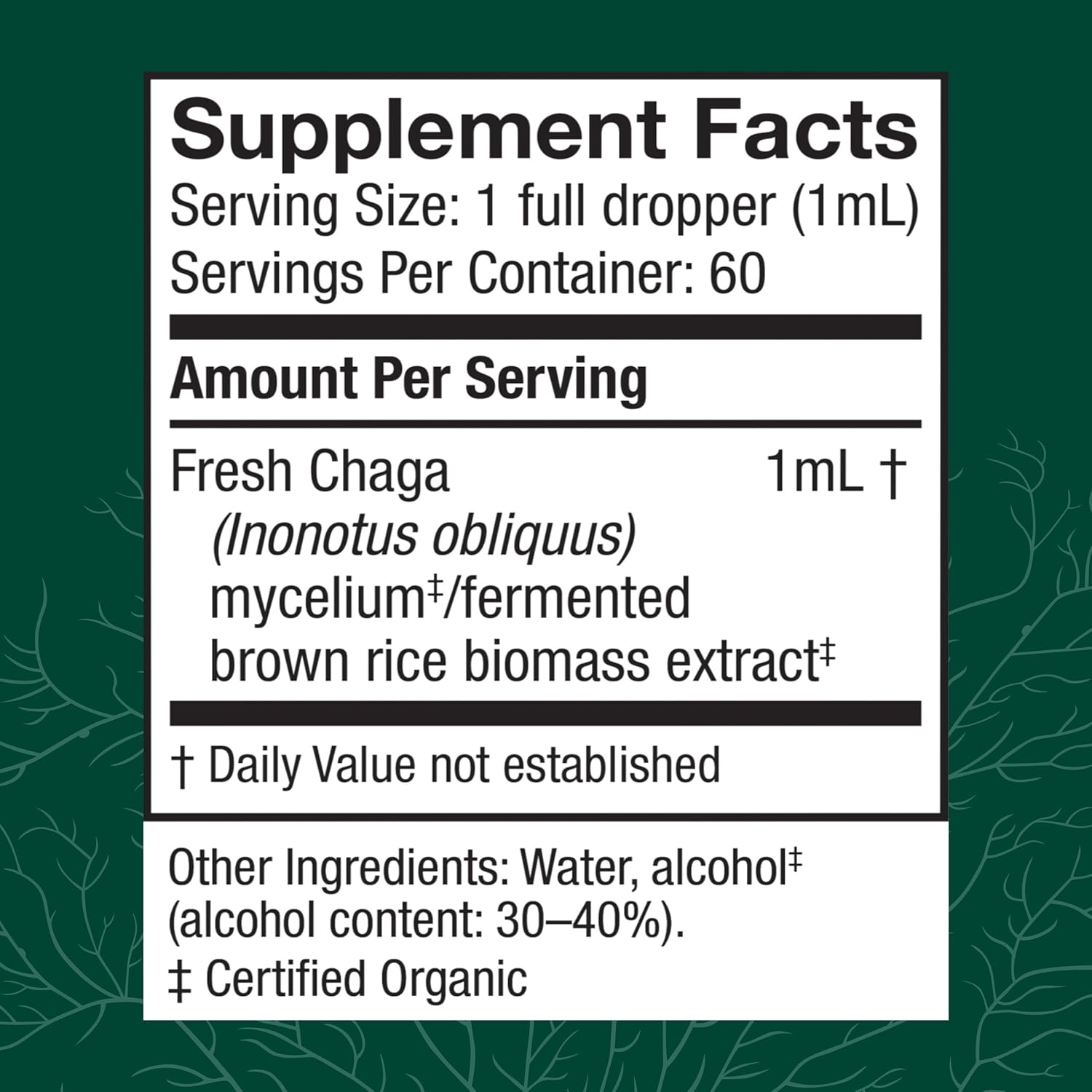 Buy now Host Defense Chaga Extract - Immune System Support Supplement - Chaga Mushroom for Antioxidant Activity Support - Liquid Dietary Mushroom Supplement - 2 fl oz (60 Servings)* at indiglob india