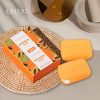 Buy now Papaya Exfoliating Soap, Hydrating Face Moisturizer with Niacinamide, Shea Butter and Aloe Vera, Even Skin Tone Body Cleansing Bar - Sensitive Skin Soap, Vegan, 3.52 oz (2 Bars) at indiglob india