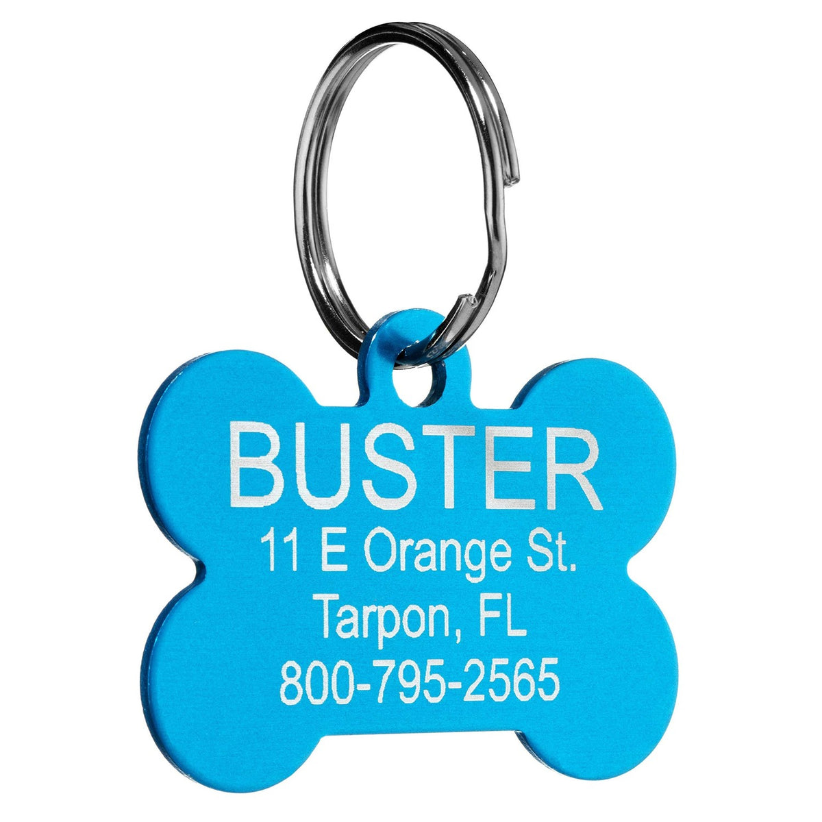 Providence Engraving Custom Engraved Aluminum Pet Tags, Cat & Dog ID Tags
