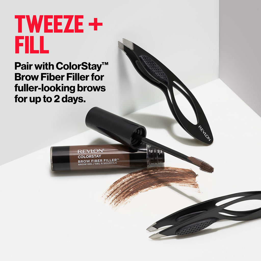 Buy now Revlon Comfort and Control Tweezer, Easy to Use Eyebrow Tool with Wide Grip, 1 count at indiglob india
