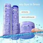 amika bust your brass cool blonde strength repair shampoo