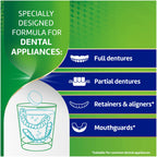 Polident Antibacterial Dental Appliance Cleanser Tablets, 60 Count