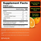 Sugar-Free Pumpkin Seed Oil Gummies for Hair, Skin, Bladder, Orange Flavor | Rich in essential fatty acids & antioxidants for scalp, urinary flow & prostate support, vegan, non-GMO, made in USA