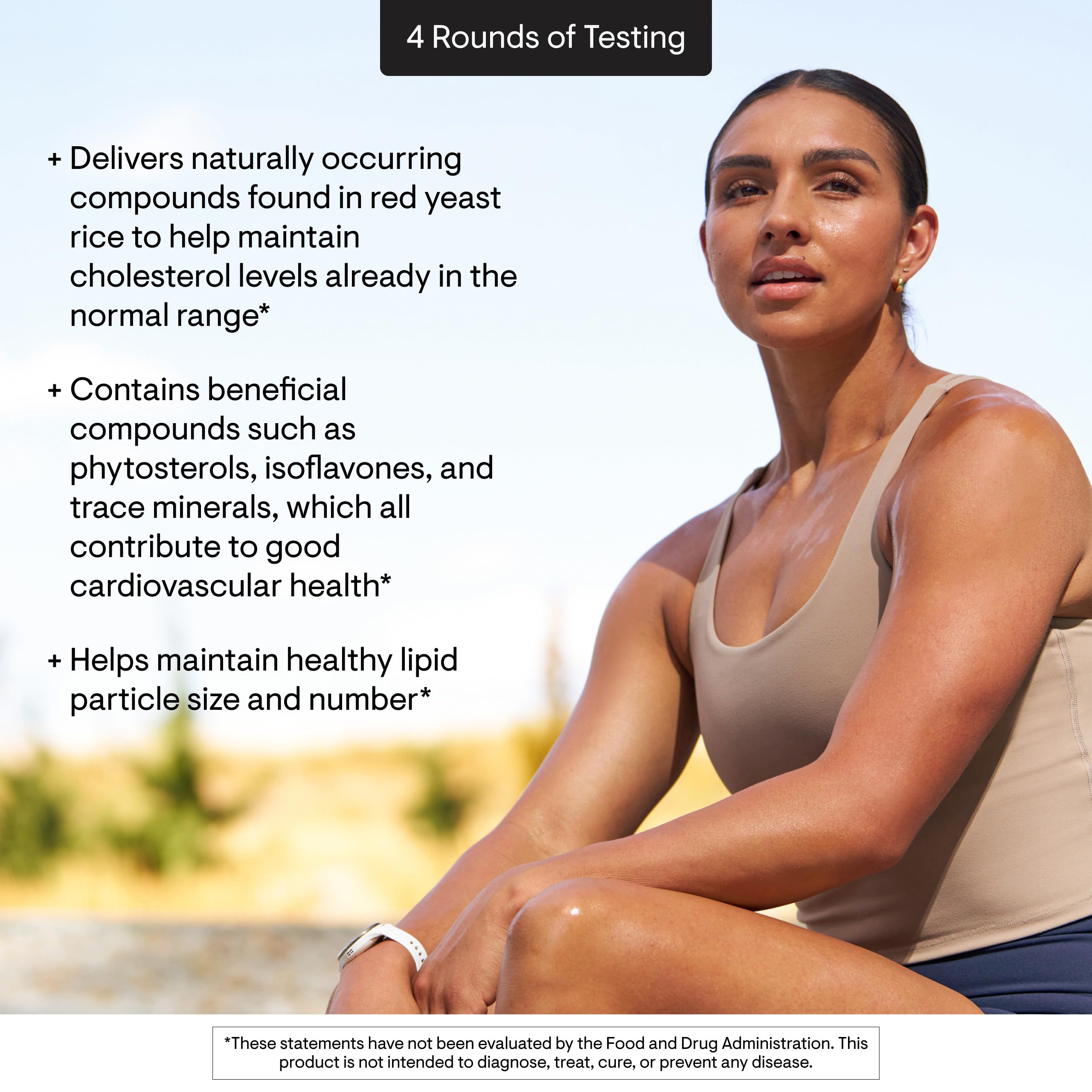 THORNE Red Yeast Rice, 900 mg per Capsule, 120 Capsules | Supports Healthy Cholesterol Levels Already in a Normal Range & Heart Health*, Gluten & Dairy-Free, Third-Party Certified