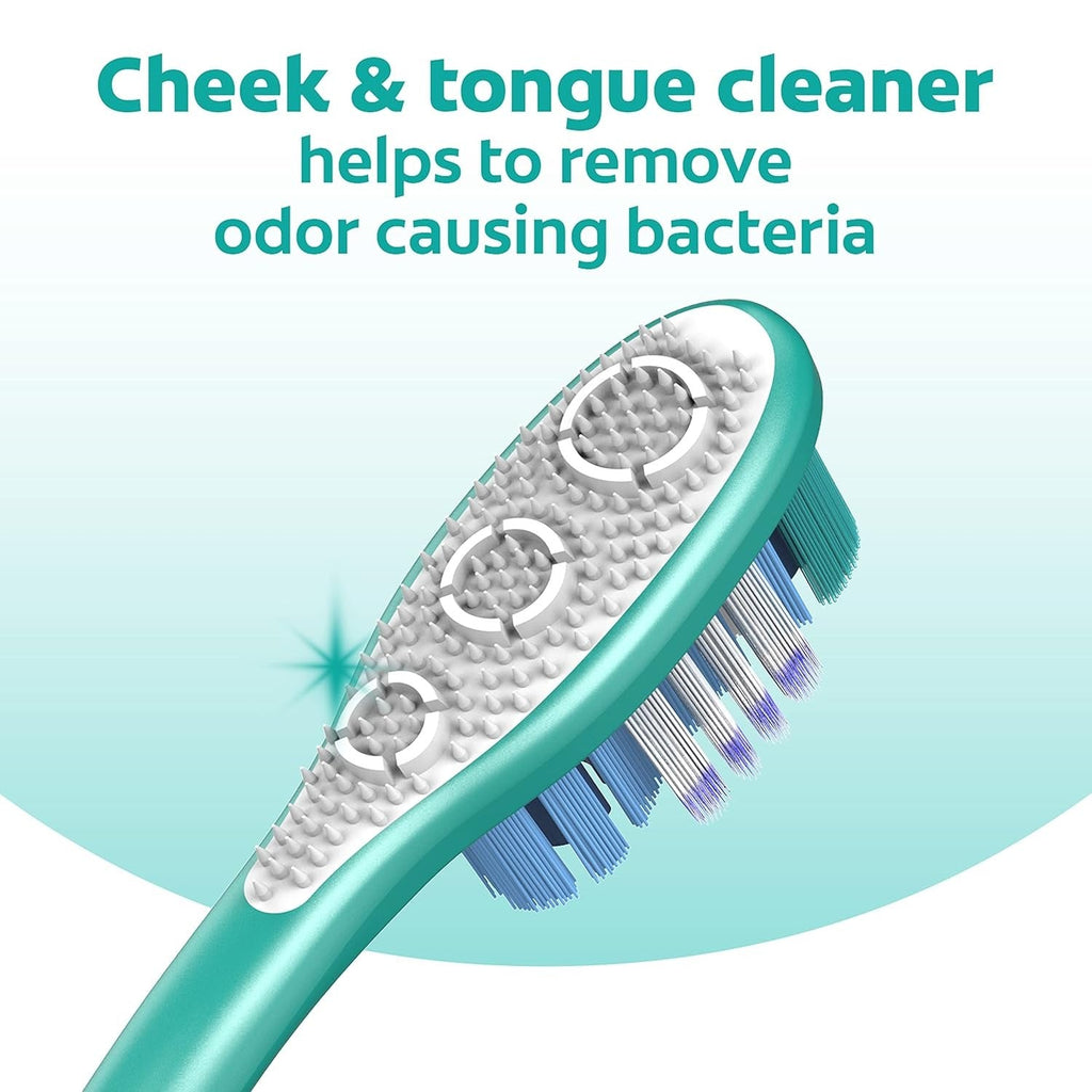 Buy now Colgate 360 Toothbrush with Tongue and Cheek Cleaner, Soft Toothbrush, 1 Pack at indiglob india