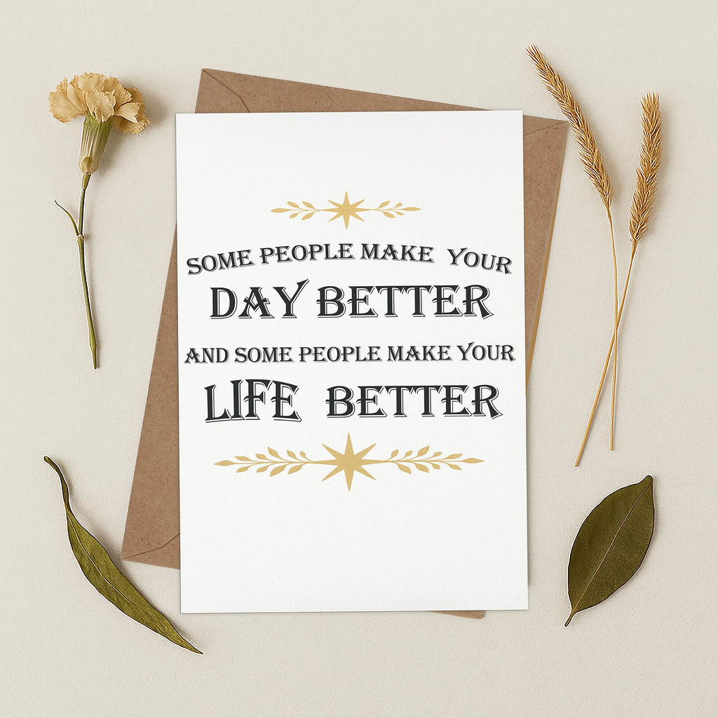Cheerin Appreciation Card with Envelope - Thank You Cards for Coworkers, Teachers, Friends, Boss, or Parents - Inspiration Cards 5x8 Inch