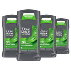 Dove Men+Care Extra Fresh Men's Antiperspirant Deodorant Stick Extra Fresh Twin pack With 72-hour sweat & odor protection with 1/4 Moisturizing Cream & Long-lasting Citrus Scent 2.7 oz