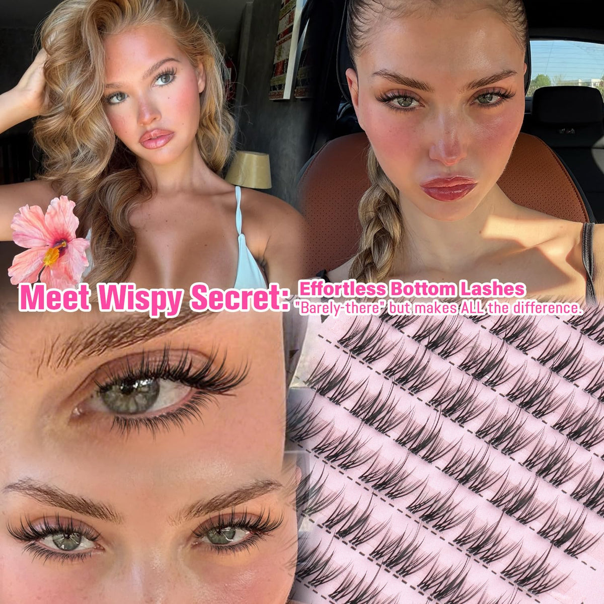 Explore Calphdiar Bottom Lash Clusters Fairy Eye. Authentic, wispy lashes to enhance your look effortlessly.