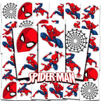 Spiderman Tattoos for Kids Party Favors Bundle - 72 Pc Individual Tattoos