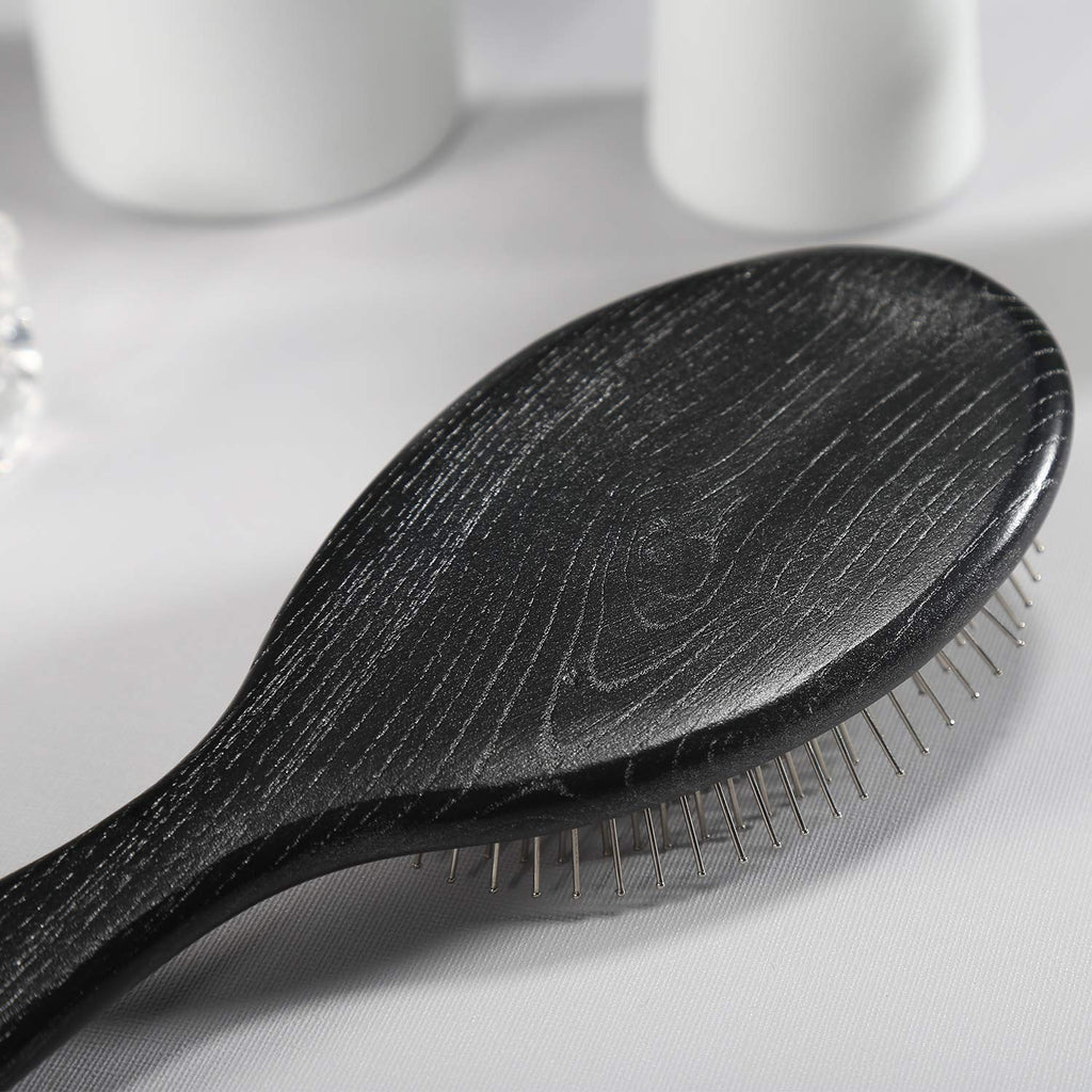 Buy now BESTOOL Hair Brush, Paddle Detangler Brush with Metal Bristles for Women/Men/Kids Detangling & Massaging, Anti Static, Best for All Hair Types Wet & Dry DailyUse at indiglob india