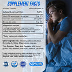 Magnesium 7 Complex Supplement Advanced for Sleep & Muscle, 180 Capsules | 7 Forms of Magnesium (Glycinate, Malate, Chelate, Aspartate, Orotate, Taurine, Citrate), Zinc, Vitamin D3 & Vitamin B6