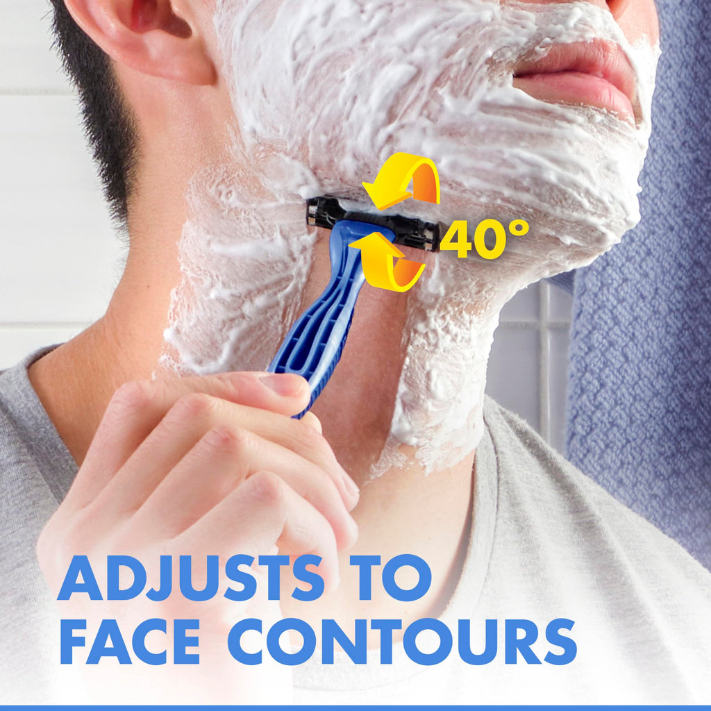 Buy now Gillette Mach3 Men's Disposable Razors, 3 Count at indiglob india
