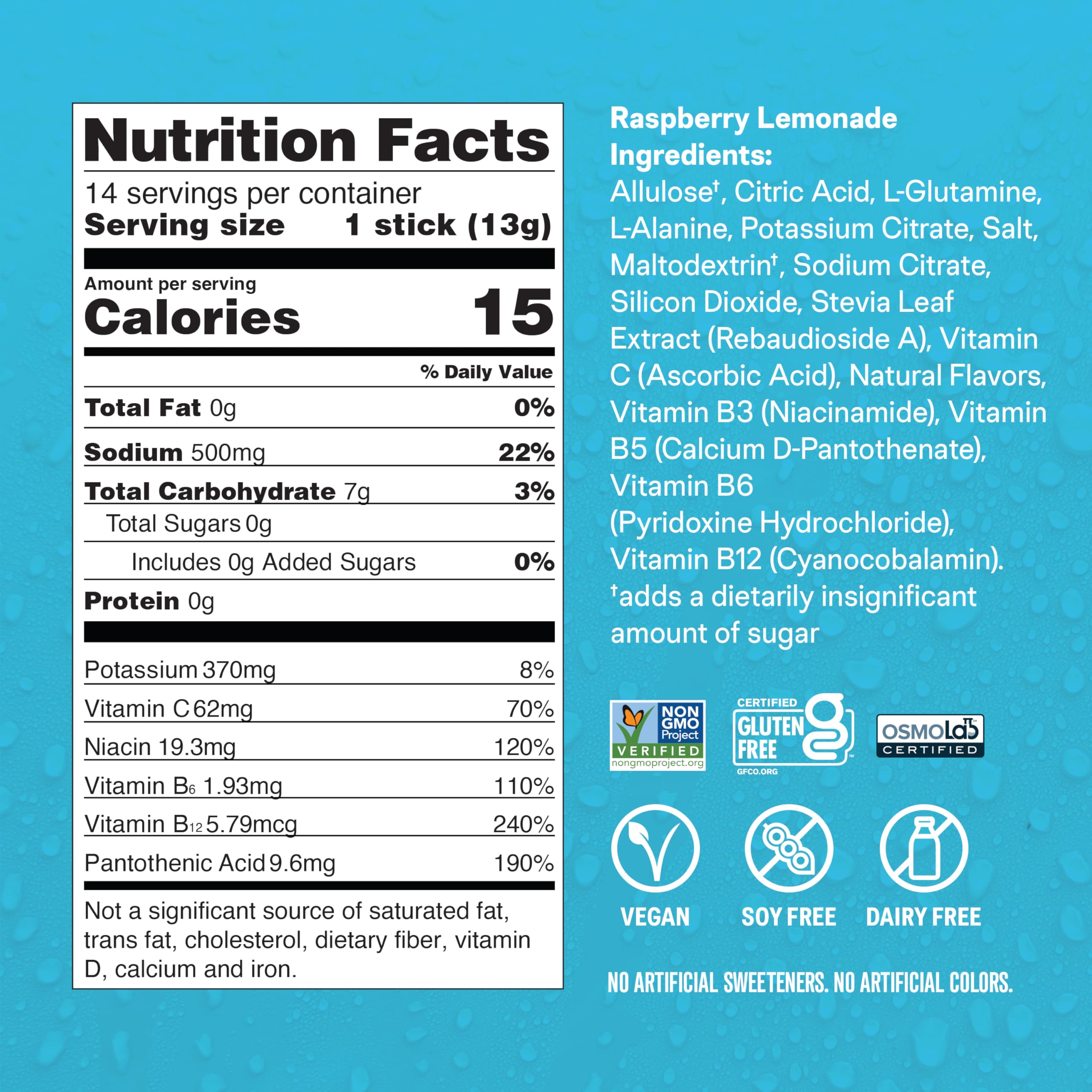 Buy now Liquid I.V.Â® Hydration Multiplier Sugar-Free - Raspberry Lemonade | Electrolyte Powder Drink Mix | 1 Pack (14 Servings) at indiglob india