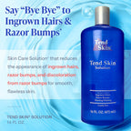 Buy now Tend Skin Razor Bump, Ingrown Hair Solution for Unsightly Razor Bumps, Ingrown Hair and Razor Burns, Post Shaving and Waxing Toner for Men and Women, Made in USA, 16 Oz at indiglob india