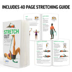 OPTP The Original Stretch Out Strap with Exercise Book, USA-Made Yoga Strap