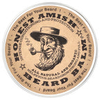 Honest Amish Beard Balm Leave-in Conditioner - Made with only Natural and Organic Ingredients - 2 Ounce Tin | Shea Butter, Coconut Oil & Argan Oil Blend Softens and Conditions for Smoother Daily Beard Styling