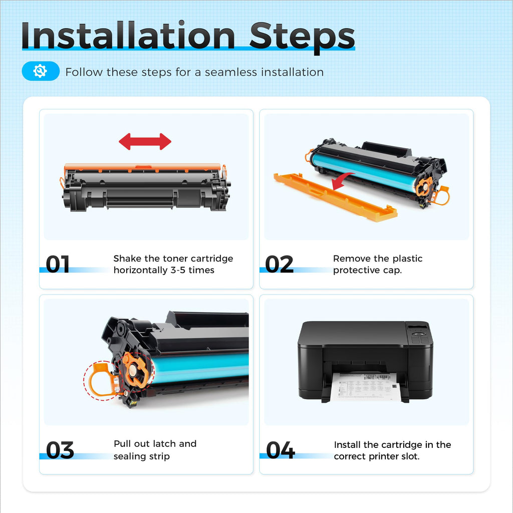 141A Toner Cartridge Black 2-Pack with Chip High Yield Compatible Replacement for HP 141A 141X W1410A W1410X Toner Work with LaserJet MFP M140w M110w M140 M110 Laser Printer M139 M139we M140we M110we