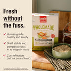 The Honest Kitchen Wholemade Whole Grain Beef Recipe, Human Grade Dehydrated Dog Food, Just Add Water, Supports Digestion, Skin & Coat, Topper for Dry or Wet Dog Food, 10 lb Box Makes 40 lbs