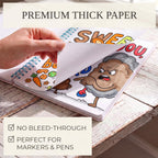 Beautiful Coloring Book Set of 2 for Adult Relaxation - Funny Designs