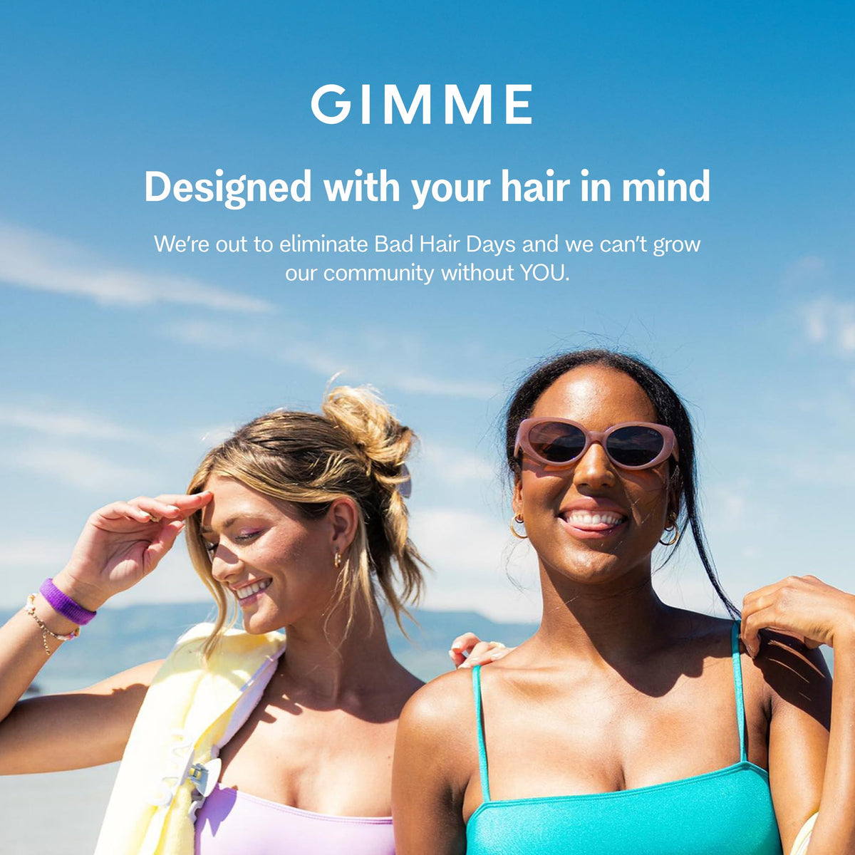 Gimme Beauty Metal Bristle Brush, Stainless Steel Bristles