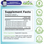 4-in-1 Magnesium Complex Supplement - Glycinate, Taurate, Malate, Orotate Blend - 300 mg per Serving, 120 Capsules