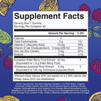 MARYRUTH'S Immunity Gummies for Kids & Adults, Sugar Free, 90 Servings | Elderberry Vitamin C & Zinc, Vitamin D3 & Echinacea, Immune Support Supplement, Vegan, Non GMO, 90ct