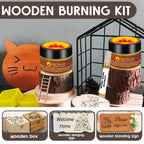 1DFAUL Wood Burn Paste Pen Kit, 4OZ Wooden Burning Gel & Wood Burn Marker