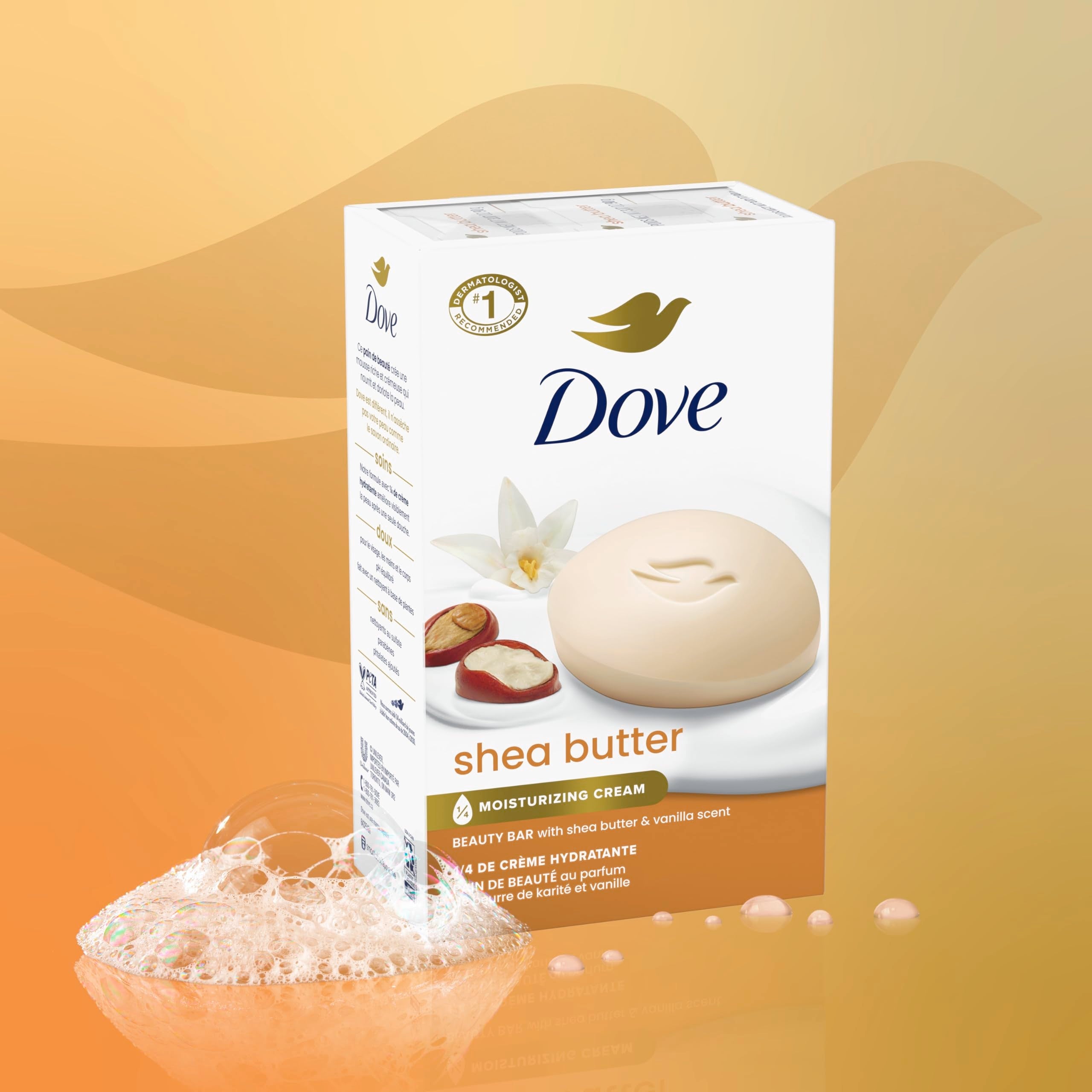 Buy now Dove Beauty Bar Gentle Skin Cleanser Shea Butter 2 Bars Moisturizing for Gentle Soft Skin Care More Moisturizing Than Bar Soap 3.75 oz at indiglob india